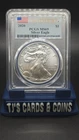 2020 Silver Eagle PCGS MS69 FIRST STRIKE FLAG LABEL 1 Oz .999 Fine FREE SHIPPING