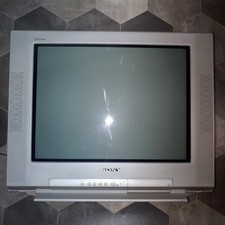 Sony KV-20FV12 20" Flat CRT TV Retro Gaming S-Video Very Good