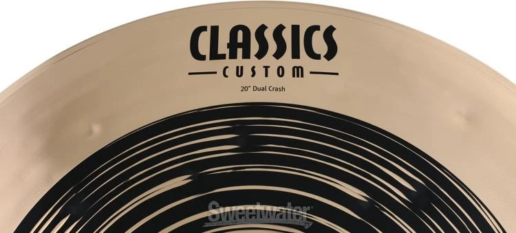 Platillos Meinl clásicos de 20 pulgadas personalizados doble choque Foto 3 de 4