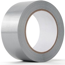 Stick Well Duct Tape Silver 48mm x 50m Heavy Duty Gaffer Tape Strong Waterproof 0.13 per metre