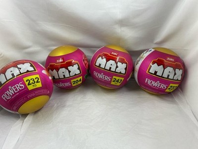 Lot of 4 Zuru Max Building Bricks Flowers Collection