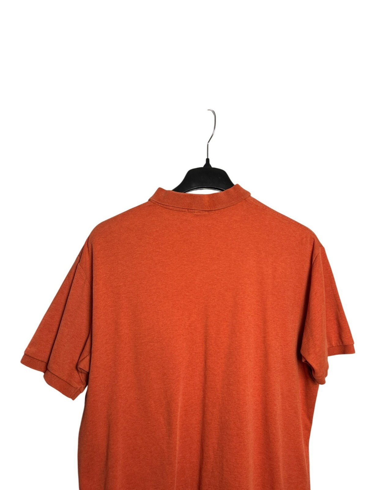 Polo uomo vintage Ralph Lauren taglia XL arancione verde pony cotone