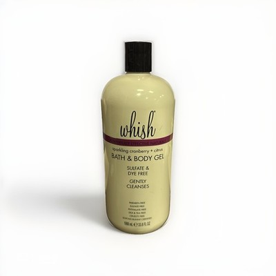 Whish Sparkling Cranberry + Citrus Bath & Body Gel   33.8 fl oz (SEALED)