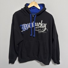 Vintage Y2K University Of Kentucky UK Wildcats Hoodie Cat Bird Seat Size XL