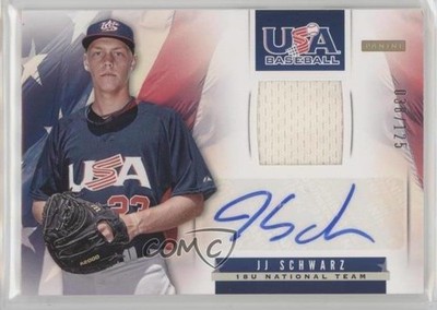 2013 Panini USA Baseball Box Set 38/125 JJ Schwarz #17 Auto 1u6