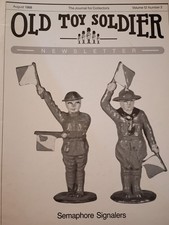 Old Toy Soldier Newsletter Magazine August 1988 Vol 12 No.3