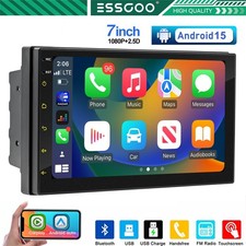 7" Double Din Car Stereo Head Units Radio Android 15 GPS NAVI Bluetooth FM WIFI