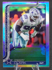 2025 Topps Chrome Football Kenny Clark Refractor No. 73 Dallas Cowboys