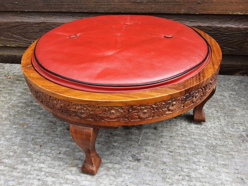 A Vintage Indian Hand Carved