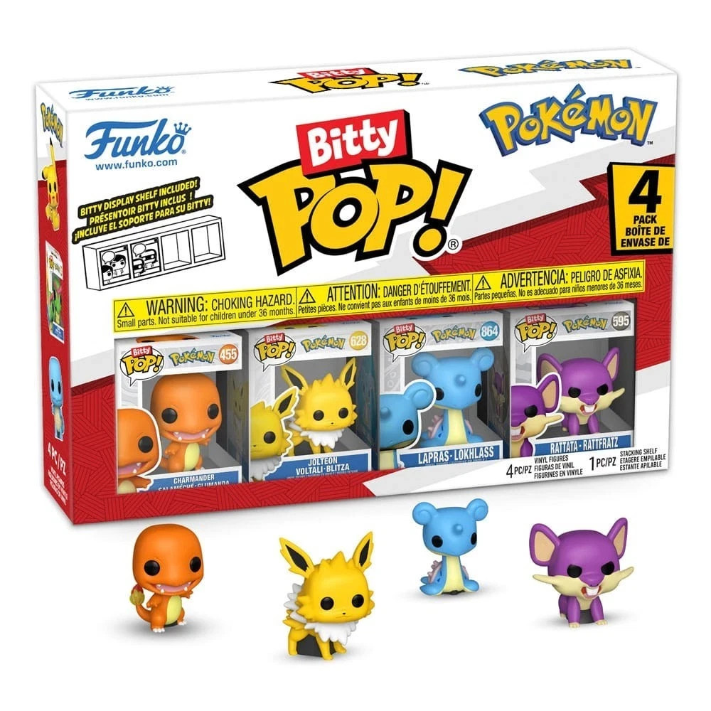 FUNKO BITTY POP! - CHARMANDER 455 - Pokemon - 4 Pack Sealed