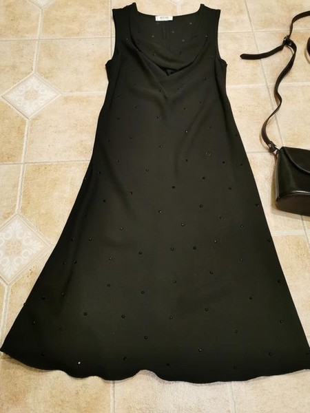 Women Moschino Dress Black 36 / S / 44 #B41Q