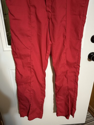 Vtg Walls Master Made Coveralls Men's 44 Tall Red Workwear USA Short Sleeve - Picture 5 of 12