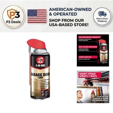 Professional Grade Garage Door Lubricant Spray with Fast-Drying Formula, 11 Oz