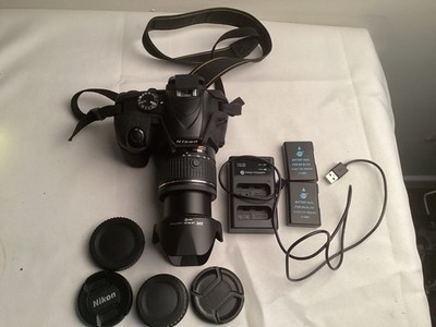 Nikon D3400 DSLR Camera with 18-55mm Lens EXTRAS