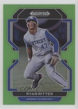 2022 Panini Prizm Draft Picks Lime Green Prizm 19/75 Ryan Ritter #PDP116 0qc1