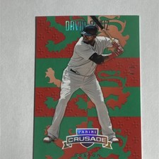 2025 Panini Crusade David Ortiz #30 Green Parallel 4/5 Red Sox