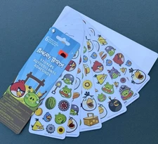 Angry Birds Stickers/Decals - 6 Sheets - Rovio New Old Stock. 2011