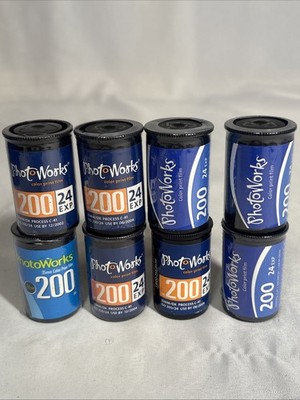 8 Rolls C-41 Photoworks ISO 200 expired 35mm Color Film Sealed