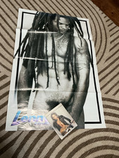 Lenny Kravitz 8 PAGE POSTER NAKED - double-sided SO RARE!!!!!!!!!!!