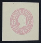 CKStamps: US Cut Square Stamps Collection Scott#U63 Unused LH NG