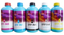 BULK INK REFILL DTF Ink Direct to Transfer Film Epson L1800 DTF 5000ML C-Y-M-K-W