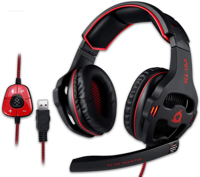 KLIM Mantis Gaming Headset - NEU - USB - Headset Mit Mikrofon Für PC, PS4, PS5, 