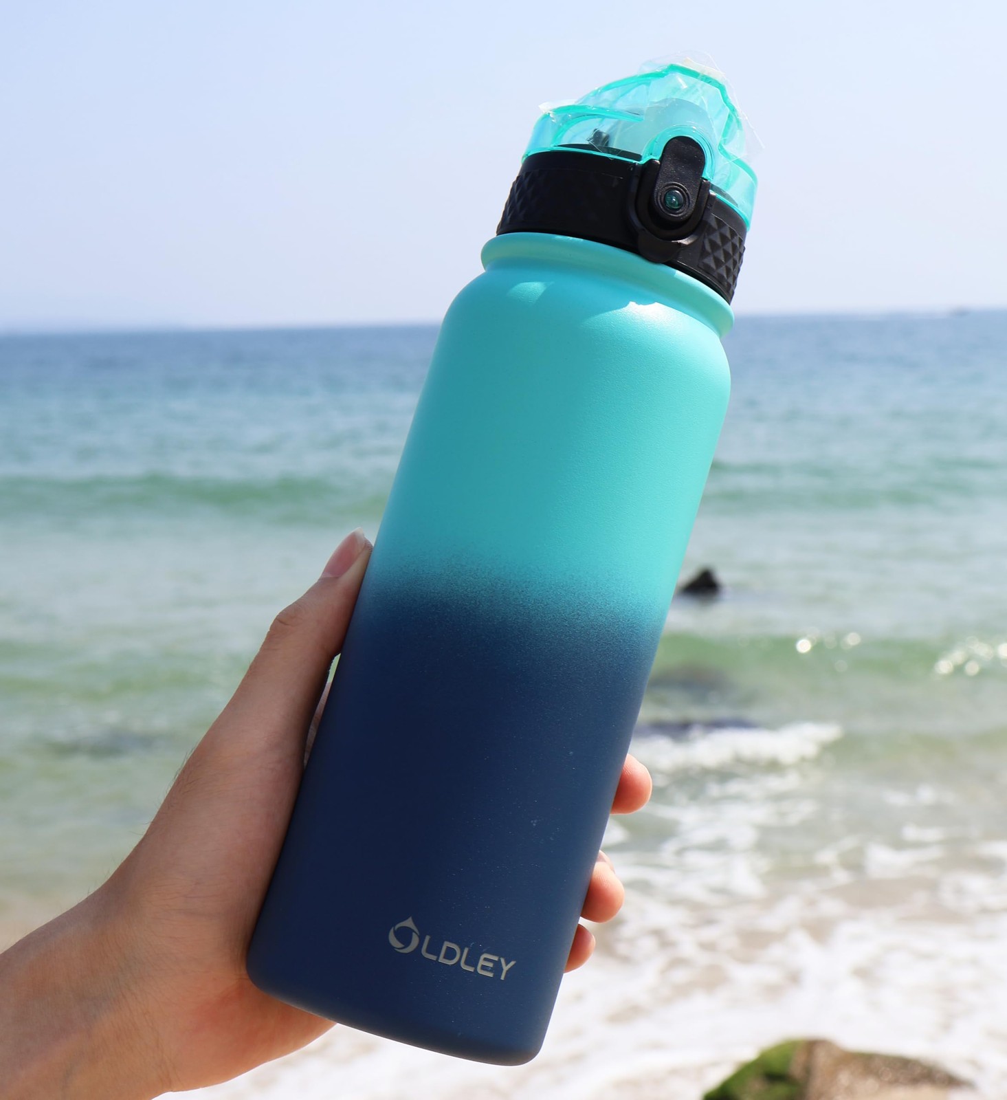Oldley Insulated Water Bottle 20oz for Adults Kids Stainless Steel Water Bott...