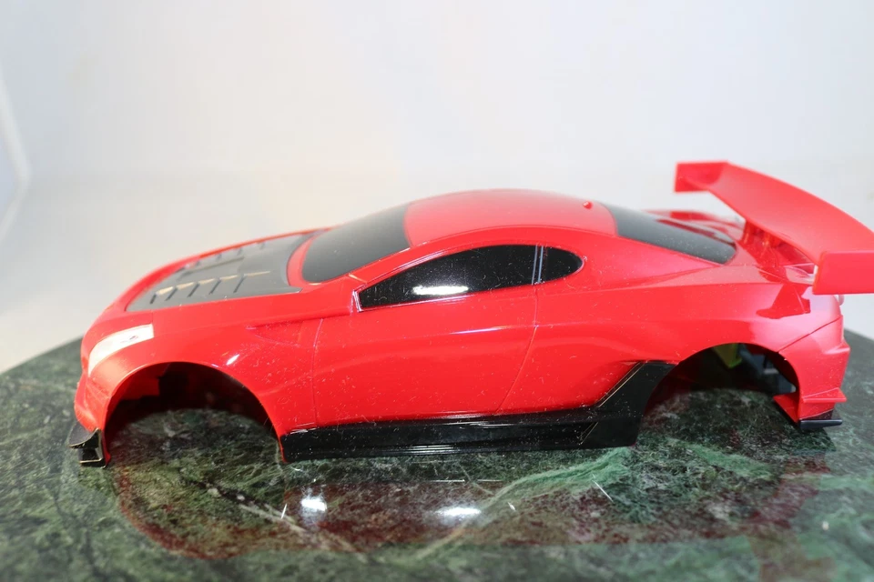 Vintage X-mods 1:24 Radio Shack #6000945 Red RC Car Body And Lights Xmods Kit - Image 4 of 4