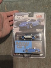 Chase! Mini GT 1:64 Porsche 911 Targa 4S Shark Blue Diecast Model Car MGT00610