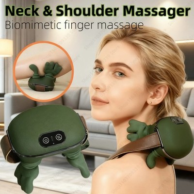 Bionic Neck Shoulder Massager Back Massagers Electric Kneading Muscles Massage