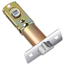 Adjustable Zinc Alloy Door Lock Latch Golden Durable Front Interior Use