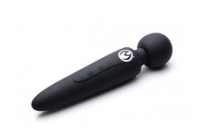 Thunderstick Premium Ultra Powerful Silicone Waterproof Rechargeable Wand Black