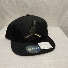 Jordan Pro Cap Black/Gold Child 4-7