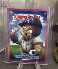 2022 Topps Garbage Pail Kids Aaron Sludge GPK X MLB Aaron Judge PINK FOIL 86/99