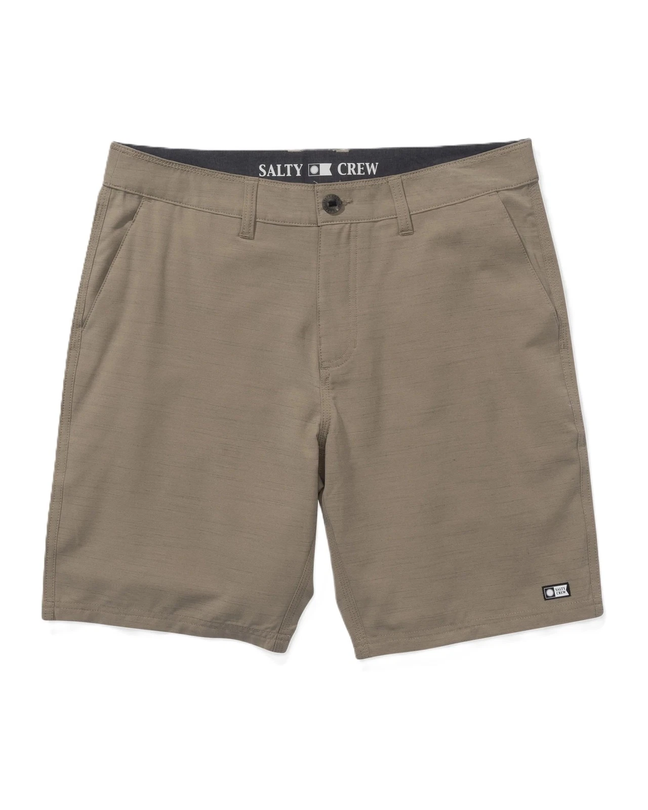 Salty Crew Drifter 19 Slub Hybrid Men's Casual Shorts, Khaki, 30