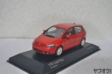 Minichamps Vw Golf Plus 2005 1/43 Mini Car Damaged Volkswagen Red