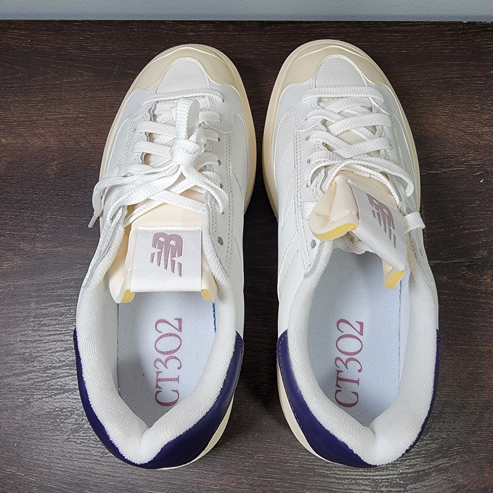 BRAND *NEW* New Balance White Dark Mercury Lilac Chalk Women's Size 9.5 *UNISEX thumbnail 6