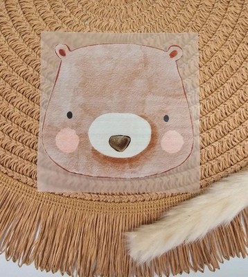 Bär Bügelbild Super süss DIY Teddy Bärli Neu