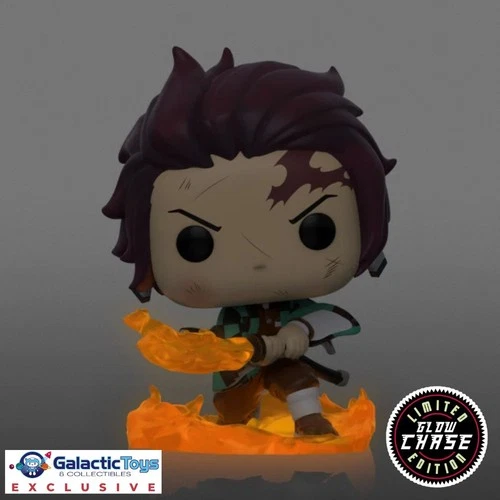 Galactic Toys Exclusive - Funko Pop! Animation: Demon Slayer-Tanjiro Glow Chase
