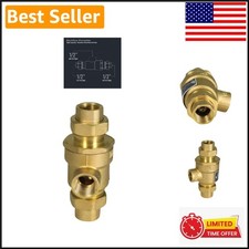 Lead-Free Backflow Preventer Valve; 1/2 in. FIP; Corrosion Resistant for Safety