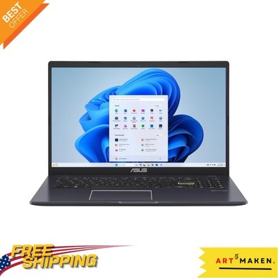 Vivobook Go 15.6  Slim Laptop - Lenovo Intel Dual-Core, Star Black, Windows 11
