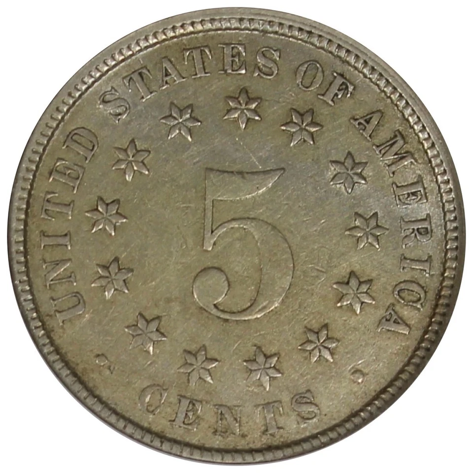 1883 Shield Nickel ANACS XF45 Soapbox Holder Circulated 5C - Image 4 of 4