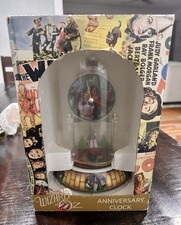 The Wizard Of Oz Anniversary Clock Ruby Slipper Pendulum Porcelain 9