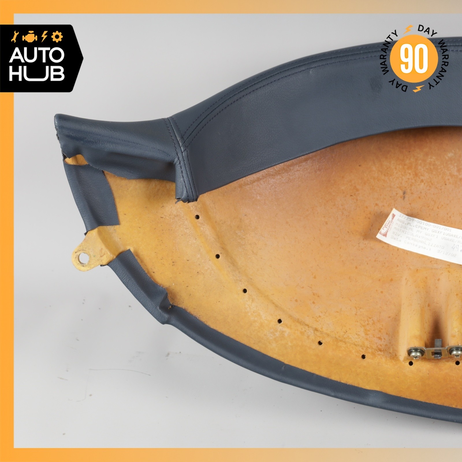 02-07 Maserati 4200 M138 Dashboard Dash Board Upper Cover Panel Blue OEM 31k
