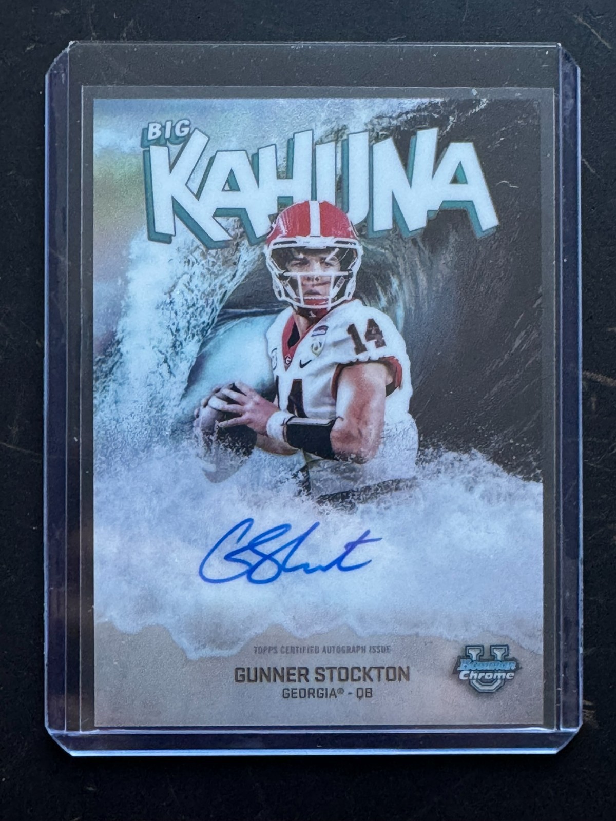 Gunner Stockton - 2025 Bowman University Chrome Big Kahuna Auto