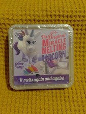 Blue Sky Miracle Melting Unicorn Glitter Putty Toy NEW
