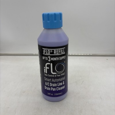 IFlo Refill Smart Automated AC Drain Line & Drain Pan Cleaner 36oz IFLO36DC