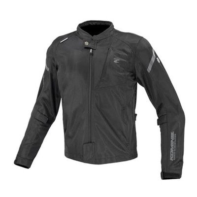 [KOMINE] Motorcycle Jacket JK-1283 Protect Full Mesh Jacket Solid Black M