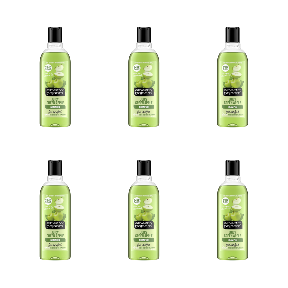 Alberto Balsam Juicy Green Apple Shampoo 300Ml - Image 5