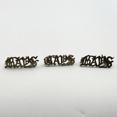 Original Queens Bays 2nd Dragoon Guards Schultertitel X3